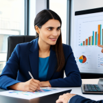 **

"A professional financial advisor, fully clothed in a modest business outfit, is consulting with a client in a modern office setting. The advisor is explaining investment options, using charts and graphs. The scene emphasizes trust and expertise. Safe for work, appropriate content, professional, perfect anatomy, correct proportions, well-formed hands, proper finger count, natural body proportions, high quality rendering."

**