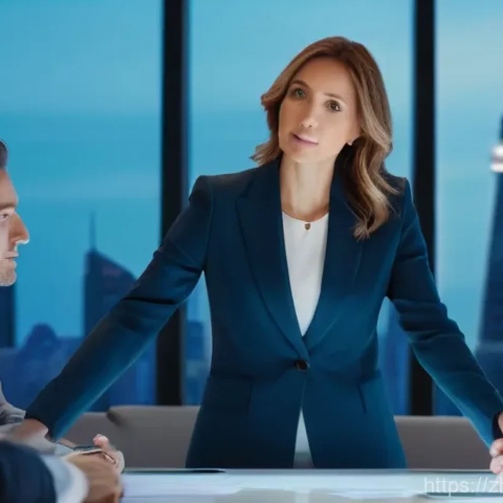 펀드투자상담사 신규 고객 유치 전략 - **Image Prompt 1: The Lighthouse Advisor**
A highly professional and trustworthy female financia...