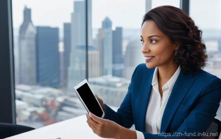 펀드투자상담사 시험 합격을 위한 전략 - **Prompt:** A confident and trustworthy female fund investment advisor, professionally dressed in a ...