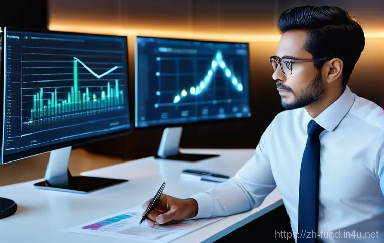 펀드투자상담사 관련 금융 시장 연구 - **Prompt:** A dynamic scene featuring a Gen Z individual (late teens to early twenties, diverse ethn...