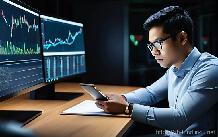 펀드투자상담사 취업을 위한 포트폴리오 작성법 - **Prompt:** "A diverse, professional financial advisor, dressed in a sharp business suit, stands con...