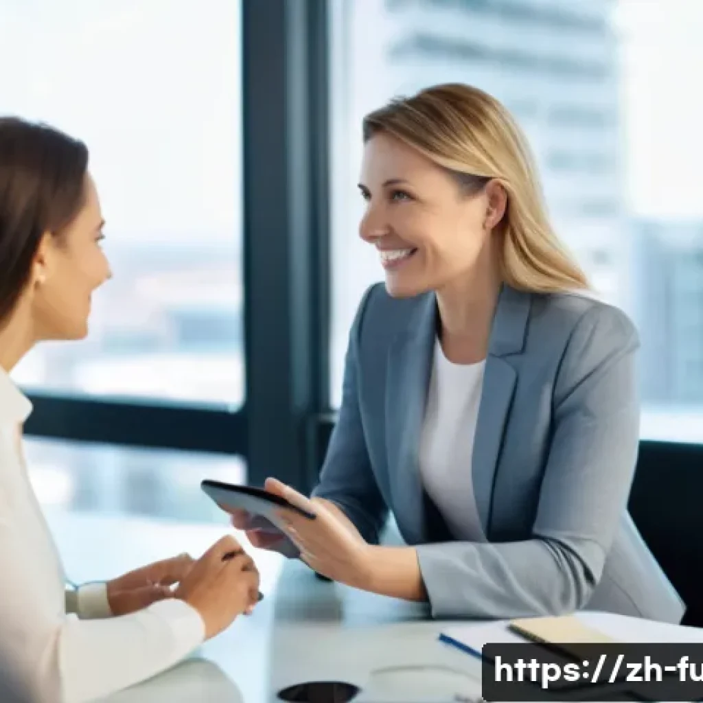 펀드투자상담사와 자격증 시험 후기 - A professional female financial advisor, in her late 20s to early 30s, with a warm and intelligent e...