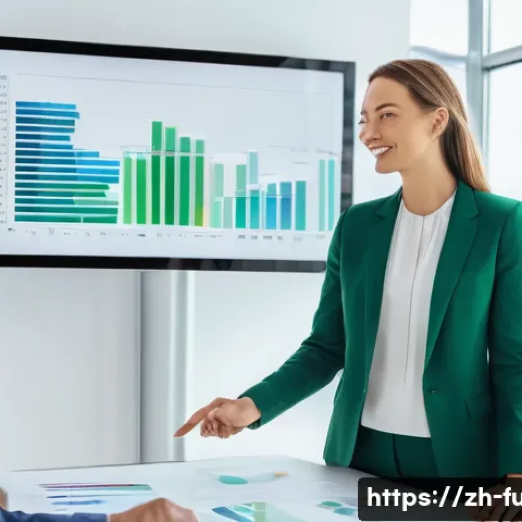 펀드투자상담사 직무에서의 지속 가능성 - **Prompt 1: Empowering Sustainable Futures**
    A diverse group of clients, including a young profe...