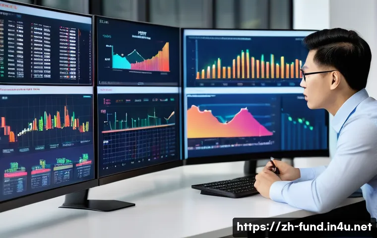 펀드투자상담사와 금융 데이터 분석 사례 - A professional financial advisor in a modern office setting, attentively discussing personalized inv...