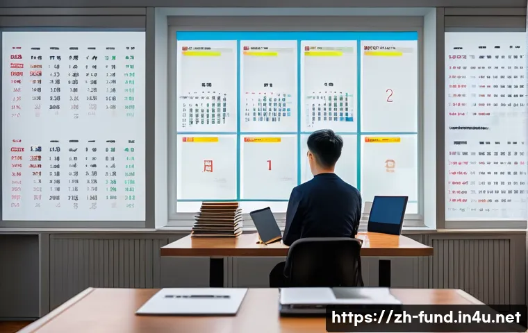 펀드투자상담사 자격증 공부 시간 배분 - A modern study environment featuring a young Chinese adult focused intensely on reviewing financial ...