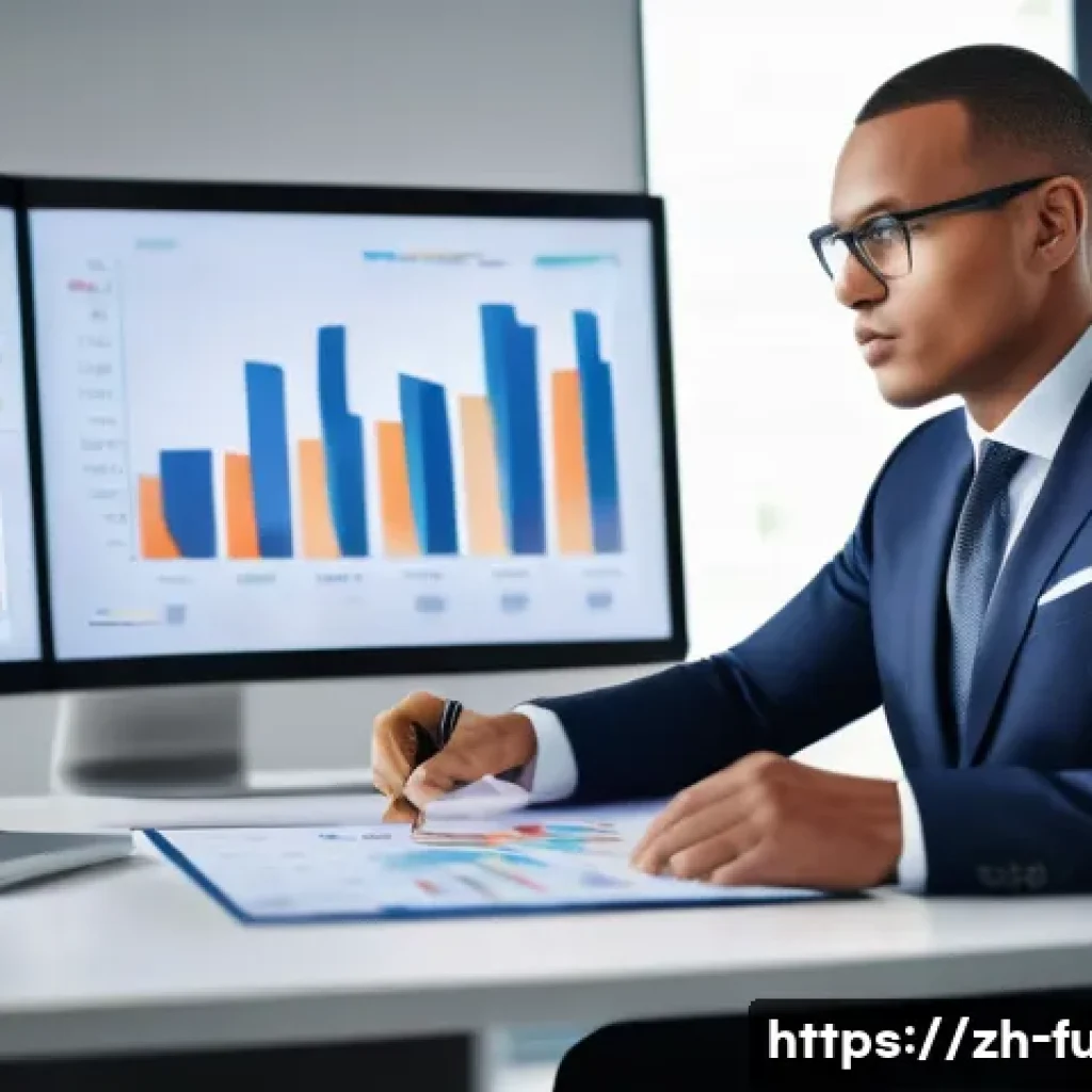 펀드투자상담사 자격증 필요성 - A professional financial advisor in a modern office environment, wearing formal business attire with...