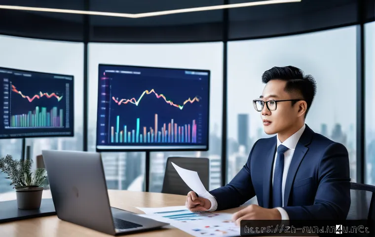 펀드투자상담사와 관련된 자격증 협회 - A modern professional financial advisor in a sleek office environment, wearing business formal attir...