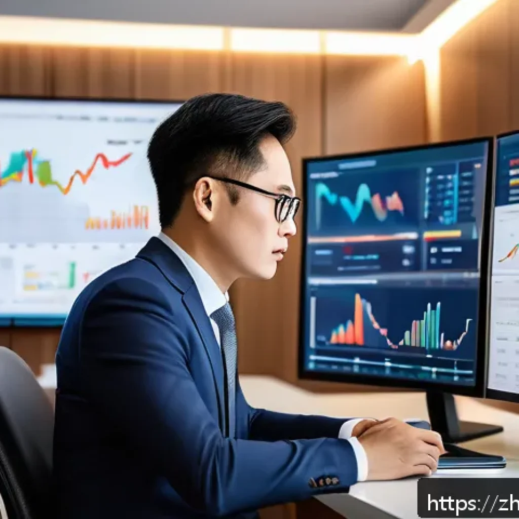 펀드투자상담사 관련 정책과 법률 변화 - A modern financial advisor office scene in a sleek, high-tech environment, featuring a professional ...